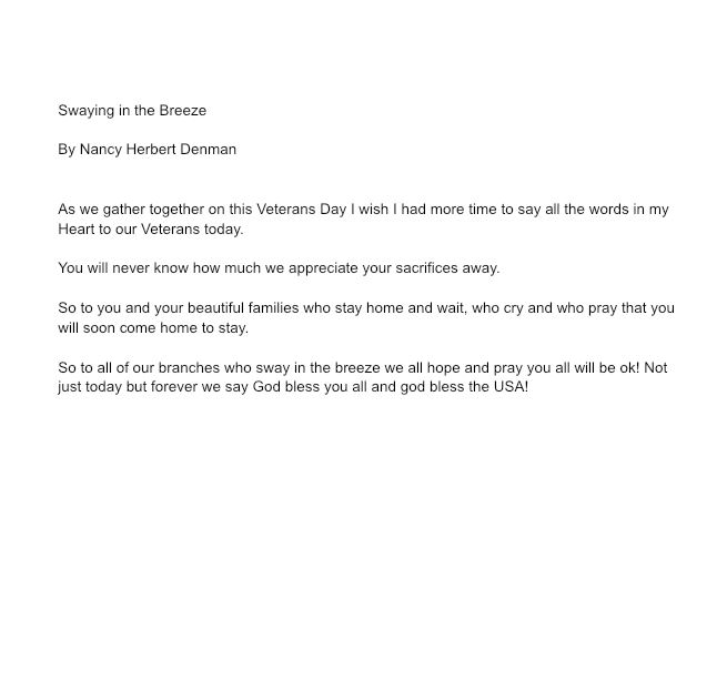 Swaying in the Breeze-Nancy Herbert Denman