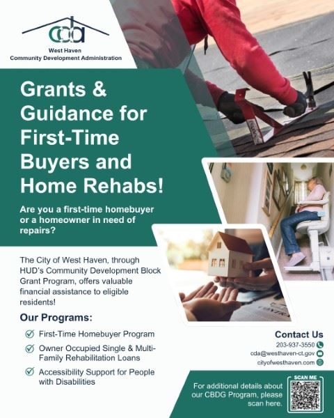 Grants and Guidance for First-time Buyers and Home Rehabs Flyer (Small)